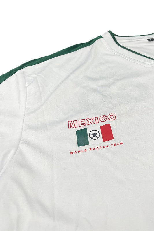 UNISEX MEXICO TEAM WORLD SOCCER JERSEYS TOP